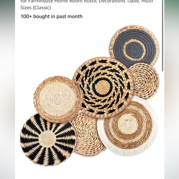 Boho Wall Basket Decor - Picture 3 of 4